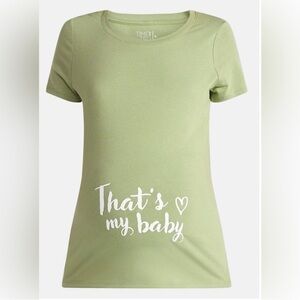 That’s my baby tee shirt